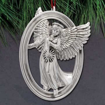 2023 Barrett + Cornwall Angel of Light Sterling Ornament image