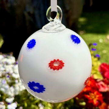 2023 Glass Eye Patriotic Limited Edition Ornament image
