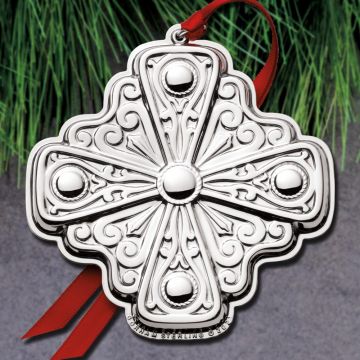 2021 Gorham Cross 8th Edition Sterling Ornament image
