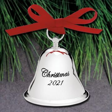 2021 Gorham Christmas Bell 2nd Edition Sterling Ornament image
