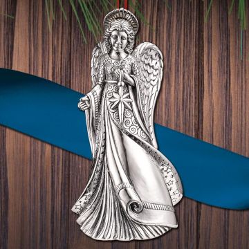 JT Inman Angel of Hope Sterling Ornament image