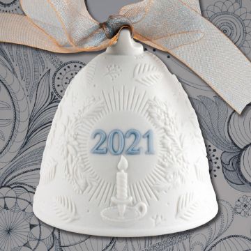 2021 Lladro Annual Bell Porcelain Ornament image