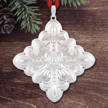 2021 Reed & Barton Christmas Cross 51st Sterling Ornament image