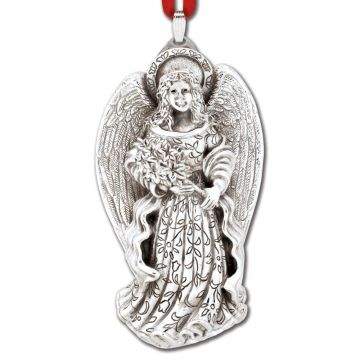 2010 Reed & Barton Katerina Angel of Grace Sterling Ornament image