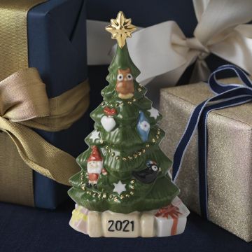 2021 Royal Copenhagen Annual Christmas Tree Figurine image