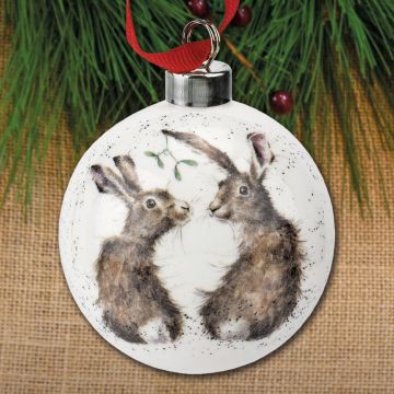 Royal Worcester All I Want for Christmas Bauble Ornament image
