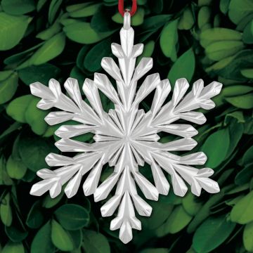 2022 Sterling Collectables Snowflake 10th Edition Sterling Ornament image