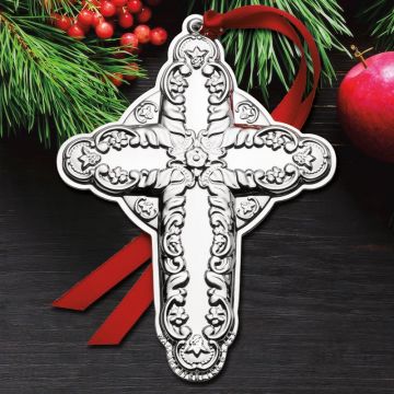 2022 Wallace Cross 27th Edition Sterling Ornament image