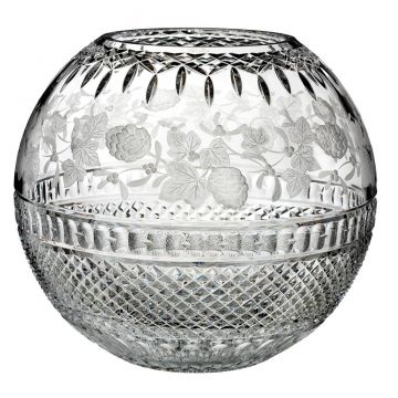 House of Waterford Master Craft 12" Garland Crystal Bowl image