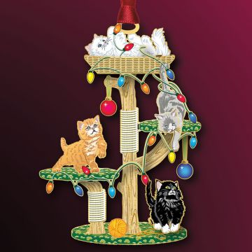 2024 Beacon Design Cats at Play Ornament image