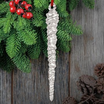 2016 Barrett + Cornwall Stowe Icicle Sterling Ornament image