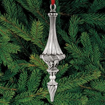 2017 Barrett + Cornwall Heraldry Finial Drop Sterling Ornament image