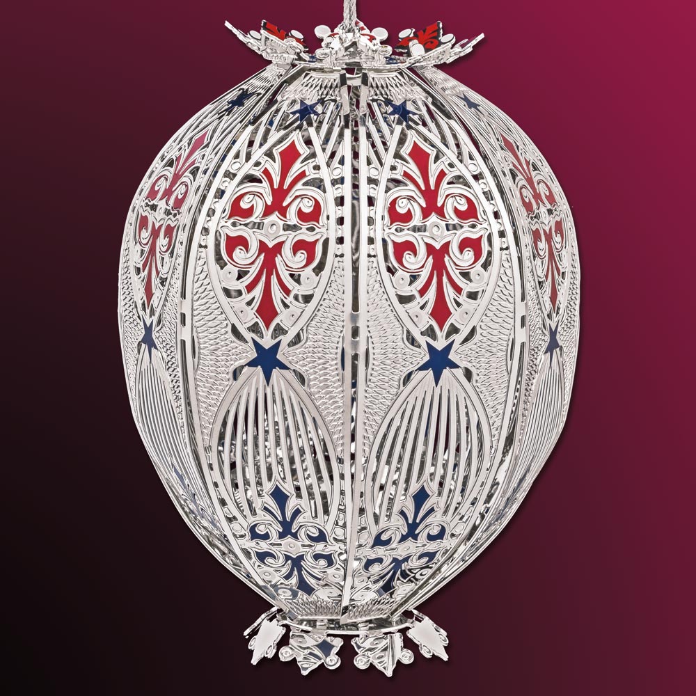 2018 Beacon Design Patriotic Egg Ornament Ornament Sterling Collectables