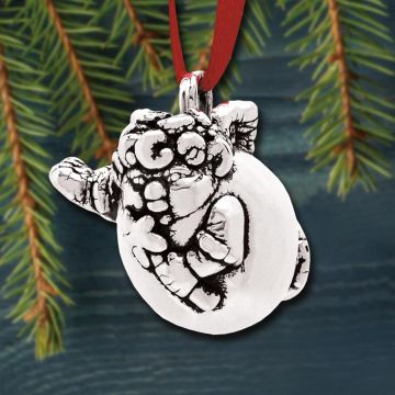 Galvanique Christmas Collection Fairy Sterling Pendant Ornament image