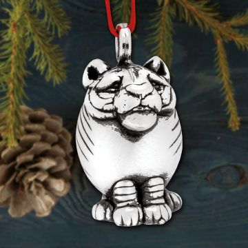 Galvanique Chinese Zodiac Tiger Sterling Pendant Ornament image