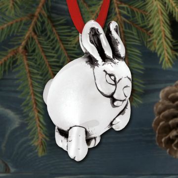Galvanique Chinese Zodiac Rabbit Sterling Pendant Ornament image
