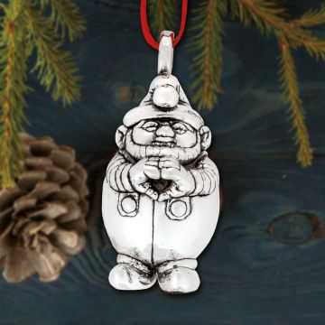 Galvanique Christmas Collection Santa's Helper Sterling Pendant Ornament image