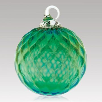 Glass Eye May Emerald Diamond Facet Ornament image