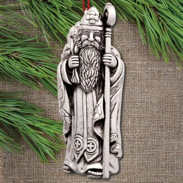 JT Inman Bishop of Myra Santa Series, Sterling Ornament image