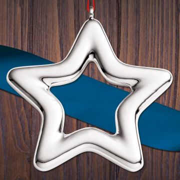 JT Inman Star Silhouette Sterling Ornament image
