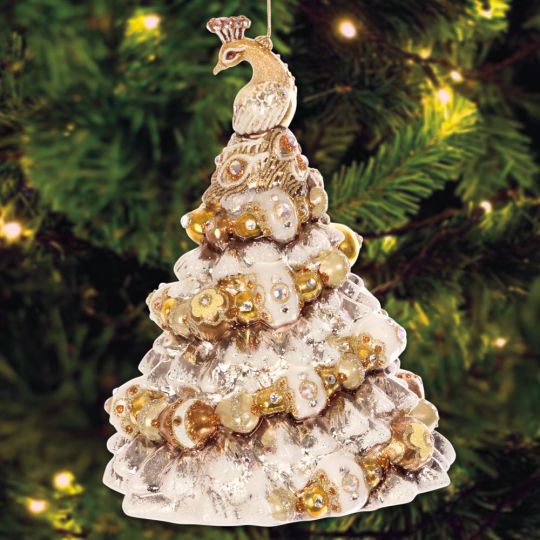 jay strongwater peacock christmas tree ornament sterling collectables christmas jays