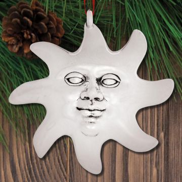 Rebecca Dykstra Radiant Sun Sterling Ornament image