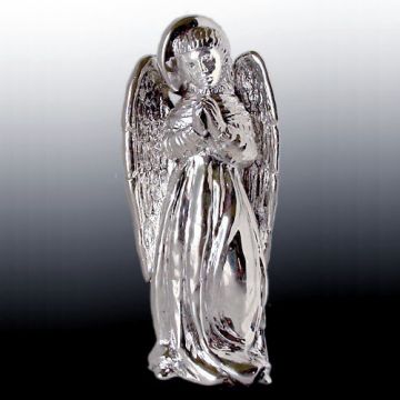 St Albans Angel Sterling Ornament 3-D large image