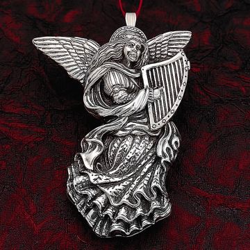 2004 Reed & Barton Angel Helena 2nd Sterling Ornament image