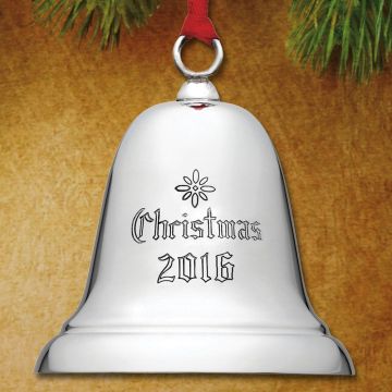 2016 Reed & Barton Sterling Dated Bell X800E Ornament image
