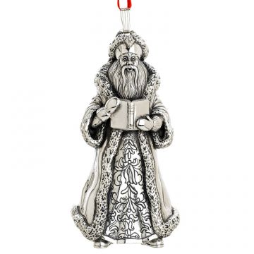 2013 Reed & Barton Santa Claus 10th Edition Sterling Ornament image