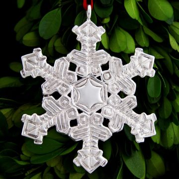 2013 Sterling Collectables Snowflake 1st Edition Sterling Ornament image