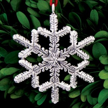 2014 Sterling Collectables Snowflake 2nd Edition Sterling Ornament image