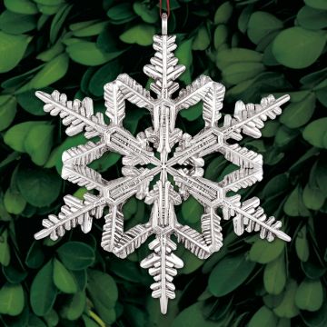 2019 Sterling Collectables Snowflake 7th Edition Sterling Ornament image