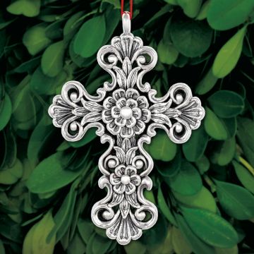 2020 Sterling Collectables Victorian Cross 4th Edition Sterling Ornament image