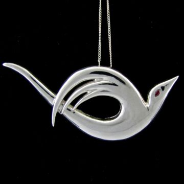 2000 Susan Gorman Dove of Tranquility Sterling Ornament image