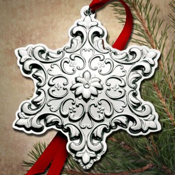 2015 Towle Old Master Snowflake 26th Edition Sterling Ornament image