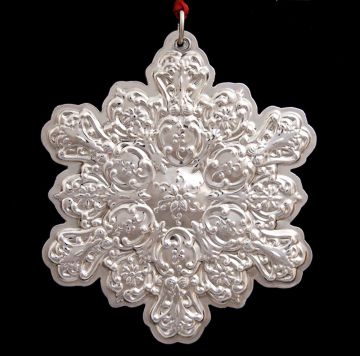 1991 Towle Old Master Snowflake Sterling Ornament image