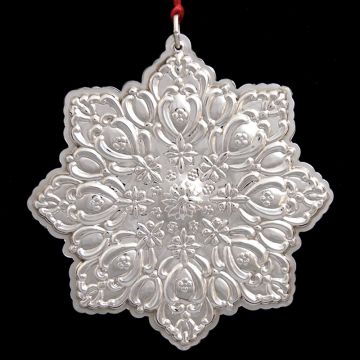 1994 Towle Old Master Snowflake Sterling Ornament image