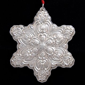 1996 Towle Old Master Snowflake Sterling Ornament image