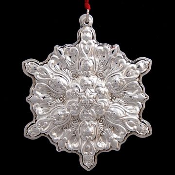 1997 Towle Old Master Snowflake Sterling Ornament image