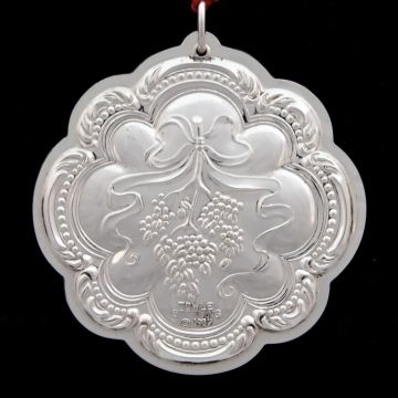 1987 Towle Floral Medallion Sterling Ornament image
