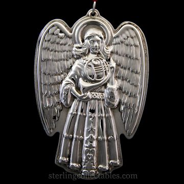 1995 Towle Angel Sterling Ornament image