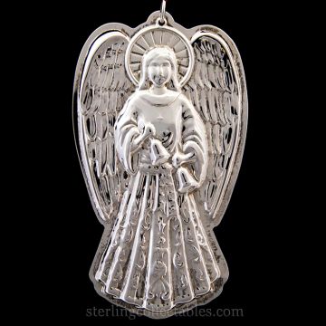 1996 Towle Angel Sterling Ornament image