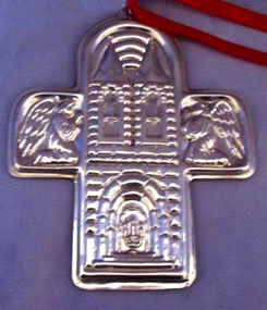 1996 Towle  Cross Sterling Ornament image
