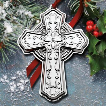 2020 Towle Cross 28th Edition Sterling Ornament image