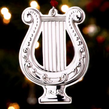2002 Towle Musical Lyre Sterling Ornament image
