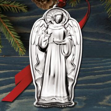 2018 Wallace Angel 18th Edition Sterling Ornament image