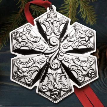 2018 Wallace Snowflake 21st Edition Sterling Ornament image