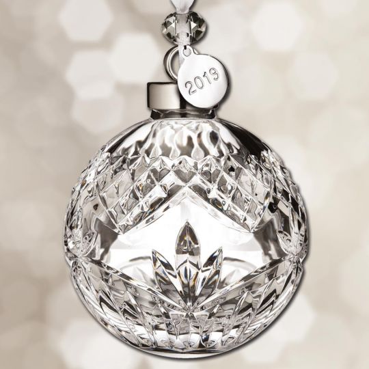 2019 waterford times square ball annual crystal ornament sterling baccarat christmas ornament 2019