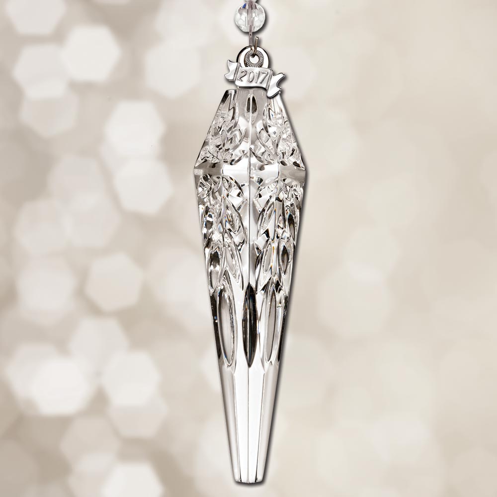 2017 Waterford Icicle Annual Crystal Ornament Sterling Collectables